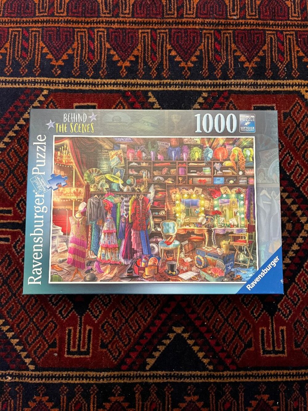 RAVENSBURGER 1000-Piece "Behind the Scenes" Jigsaw Puzzle - No Missing Pieces